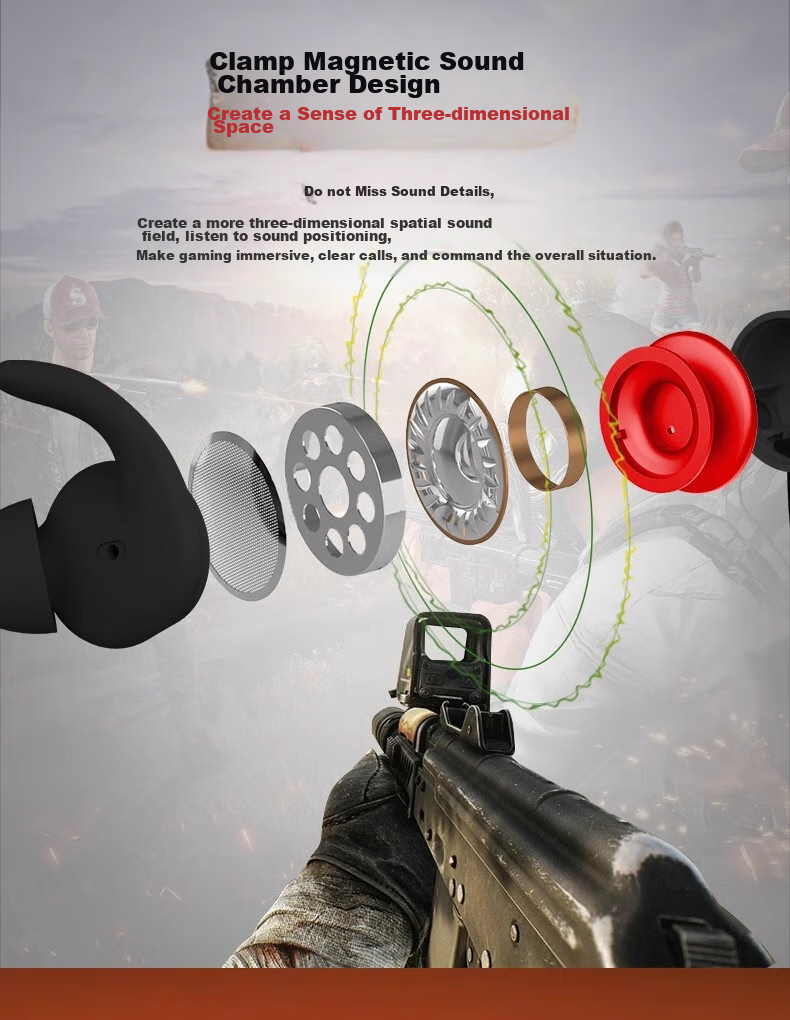 SOMIC G618i Gaming Headset with Sound Positioning, In-Ear Design Compatible with Computers, Phones, Desktops, Laptops, E-Sports Gaming Headset with Microphone Plug-In And Detachable Mic, Titanium Gray 3.5mm 4