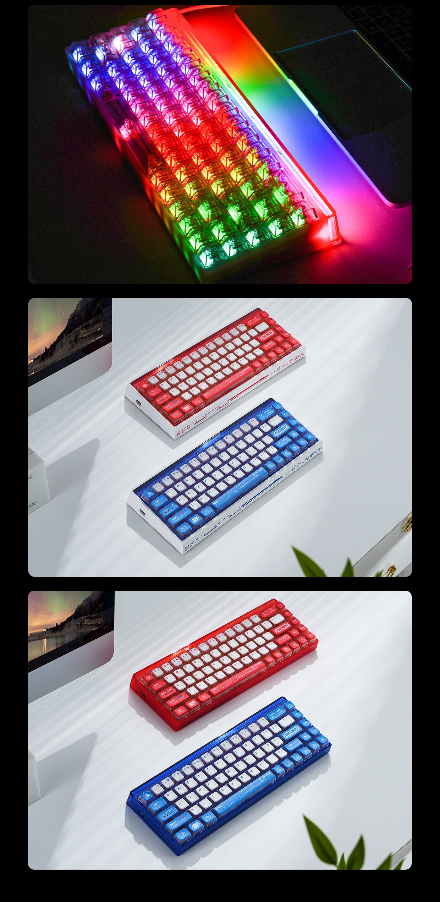Hyeku BOX68HE Magnetic Switch 68-Key RT Keyboard Gaming Wired Full Hot-Swappable 8K Polling Rate Web Driver [Night] Kailhua Magnetic Switch Black 1
