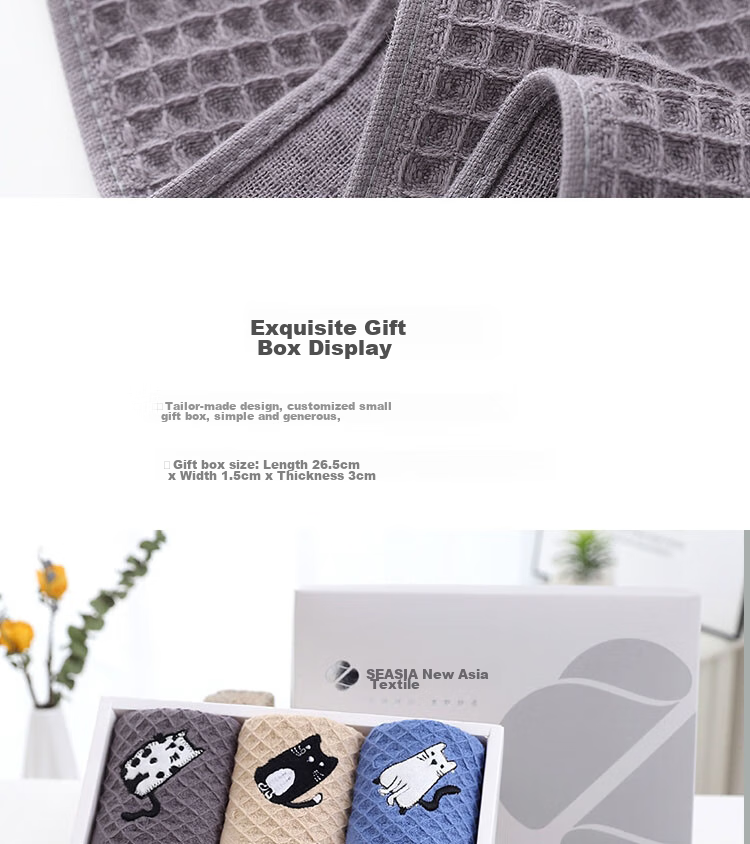 Xinya Towel Gift Box, Shanhai Guan Pure Cotton Towels, 2 Pieces, Gift for Company Group Purchase, Employee Benefits, Business Gift, Includes Carrying Bag 12