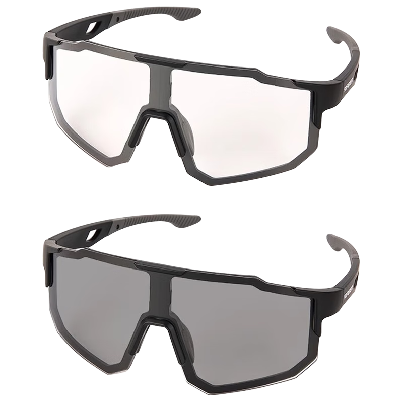 Forever Cycling Photochromic UV Protection Bicycle Goggles Day and Night Windproof (White Black) 9337 Anti-Fog