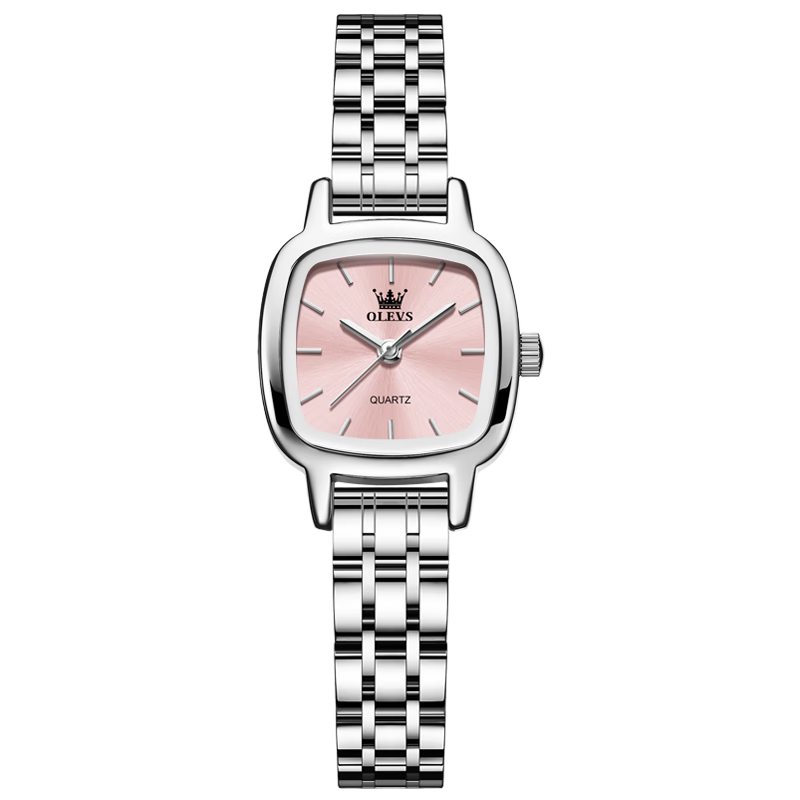 OLEVS New Square Women's Watch Swiss Certified Quartz Waterproof Luxury Birthday Gift for Girlfriend Wristwatch