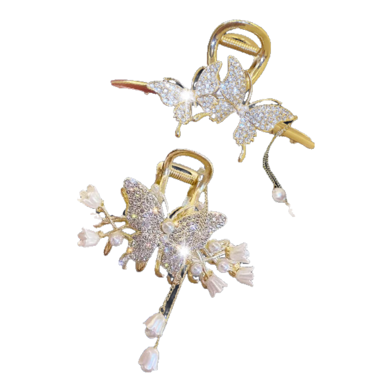 Gunai Wheat Spike Hair Clip, High-End Women's Accessory, 2026 Model, Elegant Hairpin, Birthday And Anniversary Gift for Girls, Shark Clip