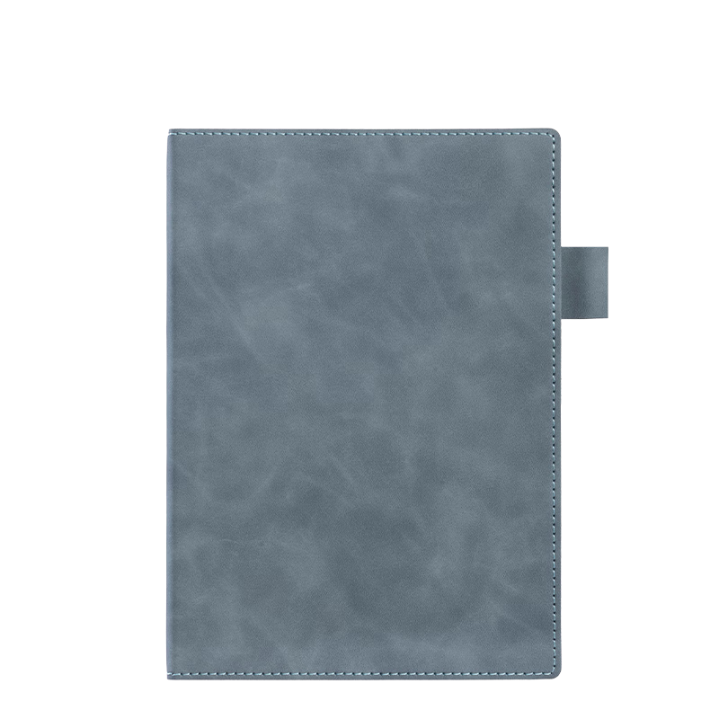 Deli A5 Lambskin Cover Office Notebook Meeting Notepad 64 Sheets BP111 Blue