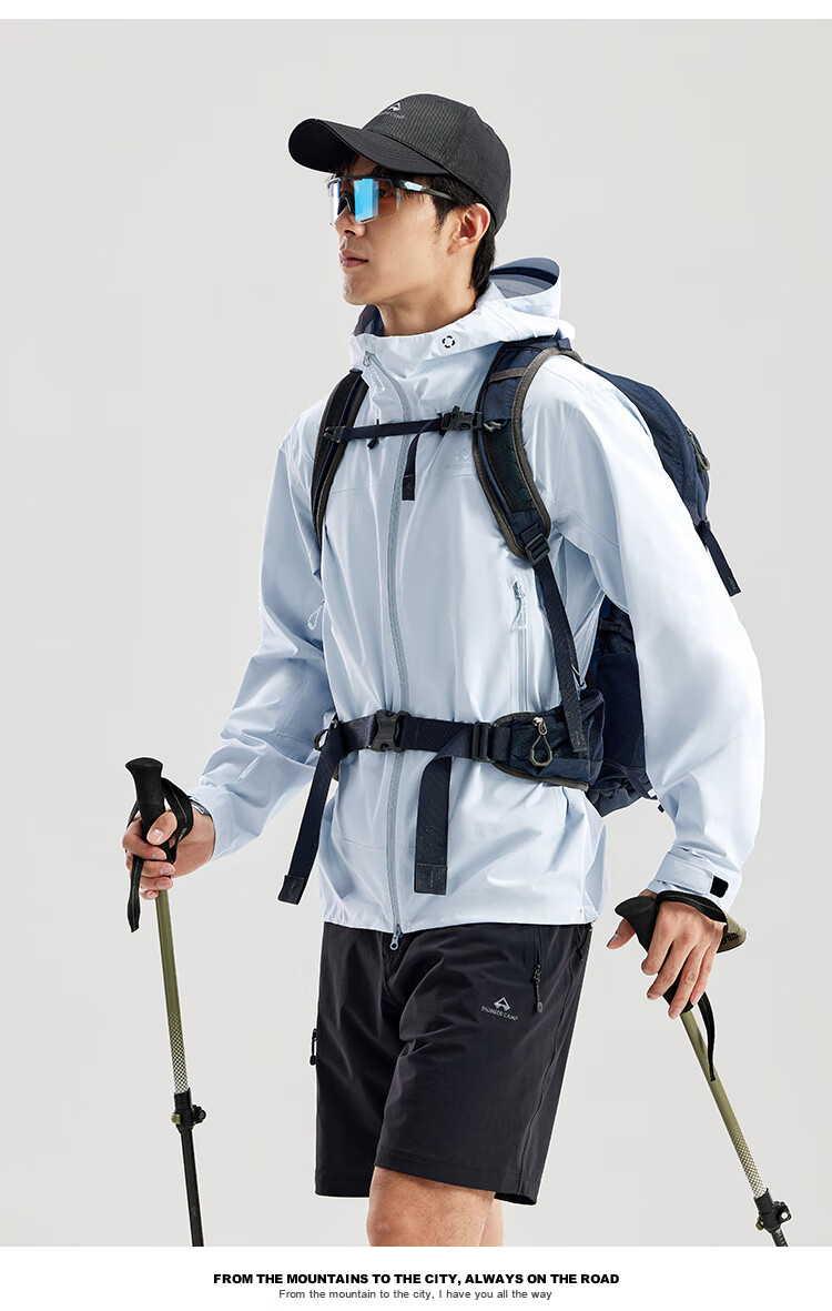 Toread Jin Yi Wei LT Men's Spring Autumn Jacket All-Weather Lightweight 3L Outdoor Waterproof Coat 19