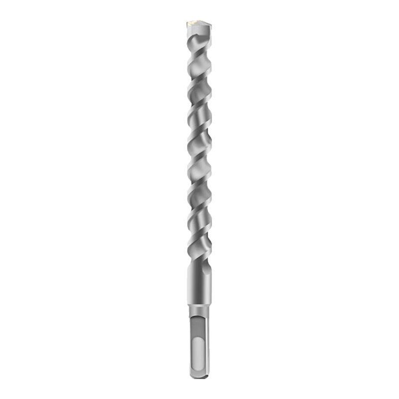 BERRYLION Extended Four-Groove SDS Plus Rotary Hammer Drill Bit for Cement Brick Wall Concrete Drilling and Slotting, Square Shank 10*350mm