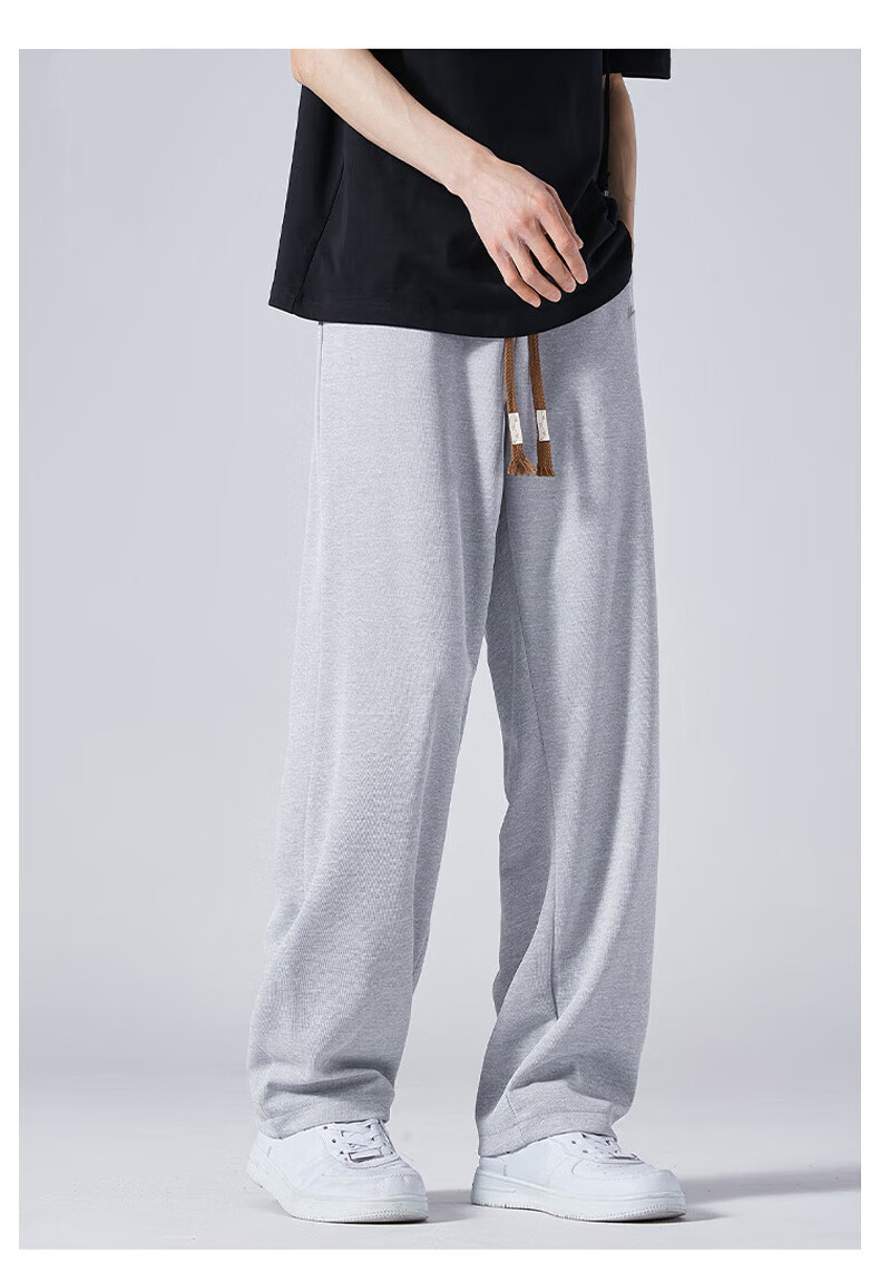 Warrior Casual Pants for Men, Spring And Autumn Loose Straight-Leg Wide-Leg Trousers, Trendy Versatile Sports Pants for Me 19