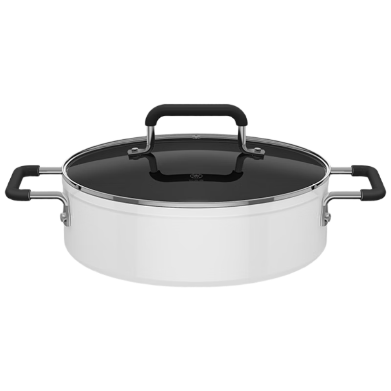 Zhiwu Non-Stick Soup Pot Compatible with Mijia, Stew and Soup Pot for Induction Cooker, Household Steamer Pot and Steaming Basket