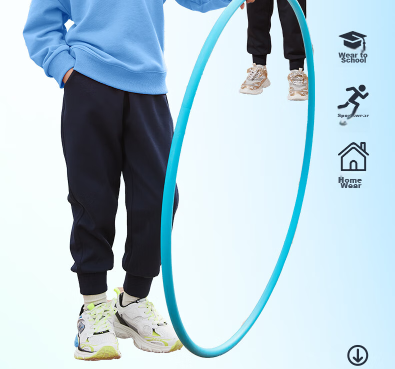 Baleno Boys' Outfit, Spring And Autumn 2026 Collection, Casual Sports Hoodie for Older Children, Spring Clothing, Two-Piece Set for Boys, Trendy 7