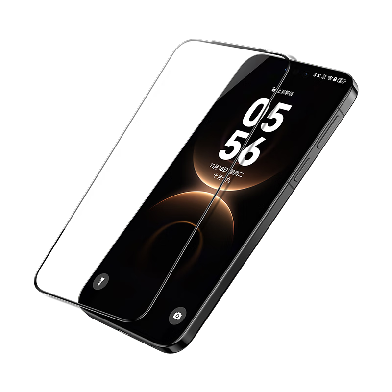 Benks [King Kong Corning | AR Anti-Glare] Tempered Glass Screen Protector for Huawei Mate80 Pro, High-Definition 3D Curved Corning Anti-Reflective Film for Mate80/80 Pro