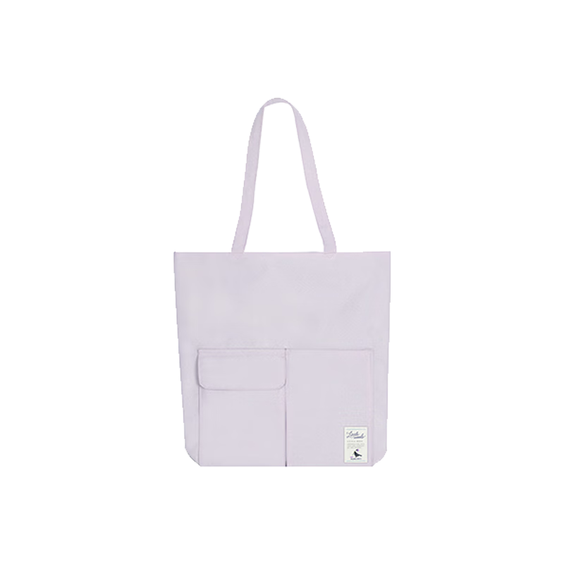 KOKUYO Littlewoods Series Tote Bag, Portable Fashion Canvas Bag, Handbag, Laptop Bag, Large Capacity Shoulder Bag, Office Supplies, Iris Purple, 1 Piece, WSG-KBN03LV