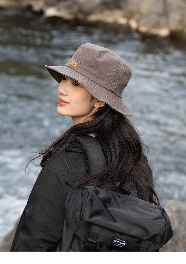 Zhenxiang Women's Summer Lightweight Breathable Small Brim Sun Protection Outdoor Foldable Bucket Hat P725 3