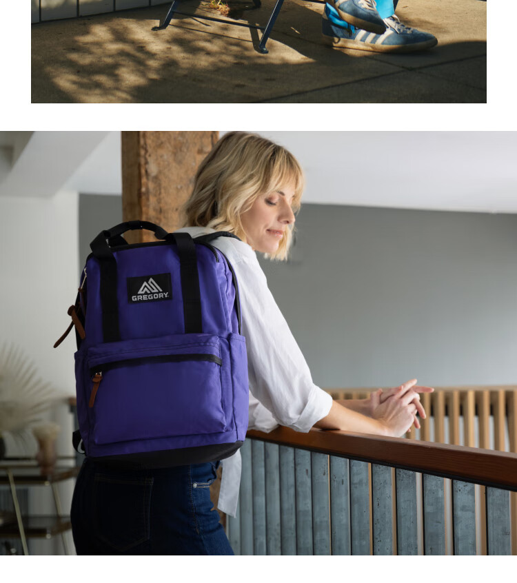 GREGORY Backpack, Handheld And Shoulder Strap Dual-Use, Lightweight Japanese-Style Casual Fashionable College Style Women's Commuter Bag 09J 2