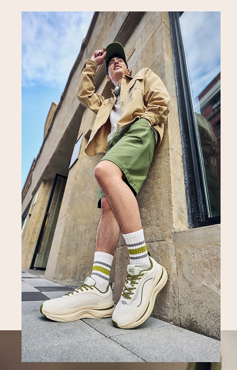 ERKE Casual Shoes 26 New Men's Comfortable Shock-Absorbing Versatile Sports Dad Shoes | Fengxuan 2 4