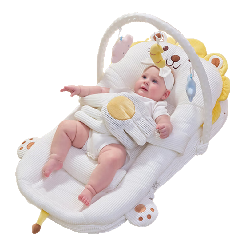 Leyunbaby Baby Bed Inclined Pillow Mat Anti-Spit-Up Reflux Choking Pillow Newborn Soothing Nursing Pillow Feeding Aid