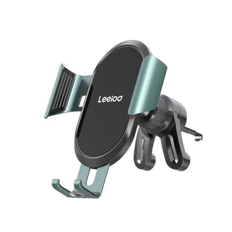 Leeioo Car Phone Holder, Car Navigation Mount, Air Vent Gravity-Based Navigation Bracket for Cars, Night Black