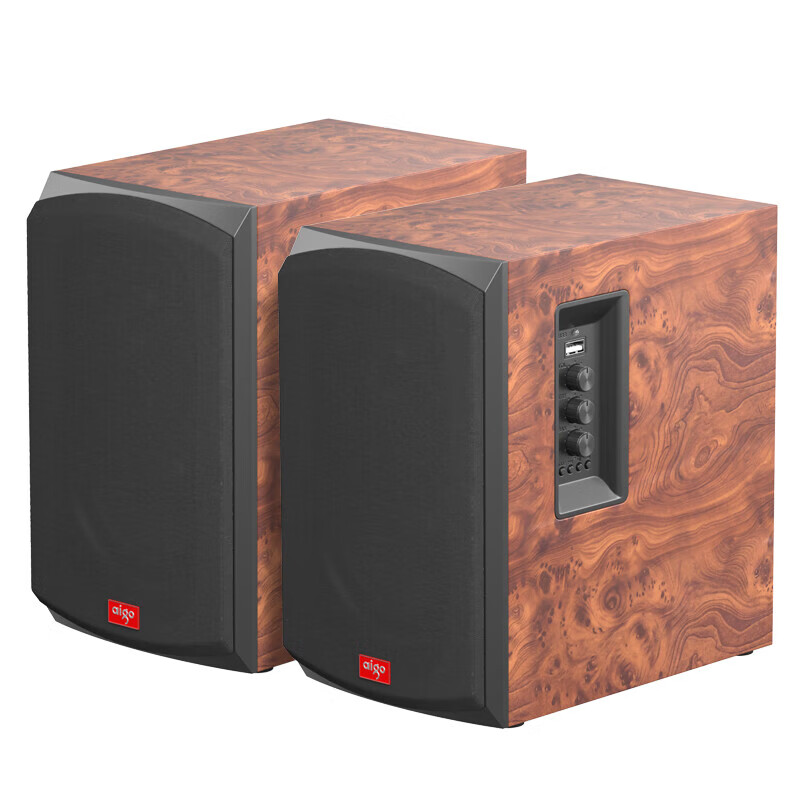 Patriot A21 Professional Active Desktop Monitor Speaker Multimedia Wooden Subwoofer for PC Home TV Karaoke Heavy Bass