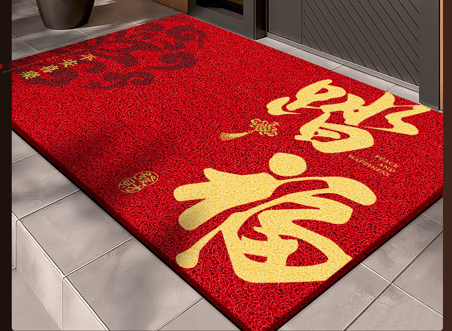 Fengliang Entrance Door Mat Coir New Chinese Style Thickened Non-Slip Dirt-Resistant Customizable Floor Mat 26