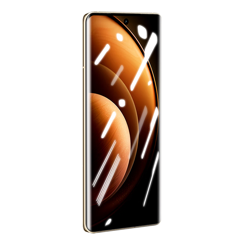 Langling Screen Protector Applicator for OnePlus 12 Tempered Glass Film Full-Coverage Curved HD Anti-Fingerprint Shockproof Smooth Protective Film