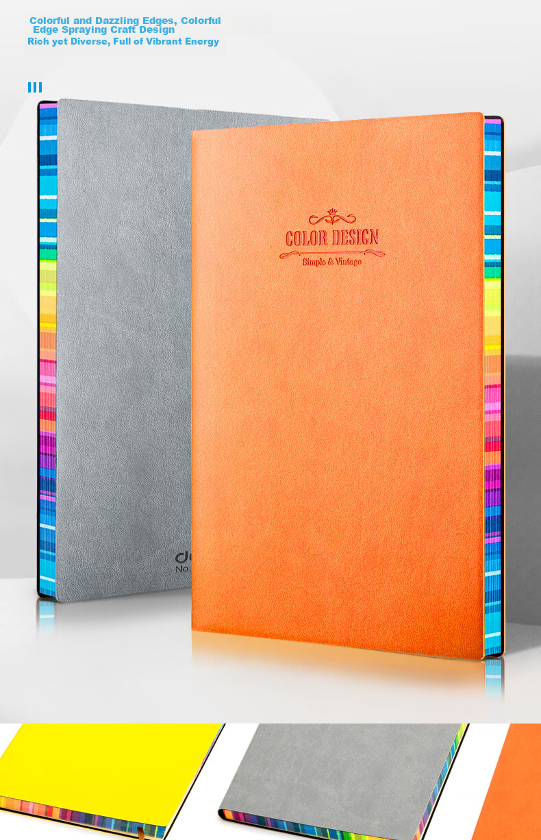 Deli A5/96 Sheets Skin-Feel Soft Cover Notebook, Fresh Candy-Colored Diary Journal Notebook Stationery, 22283 Light Pink 4