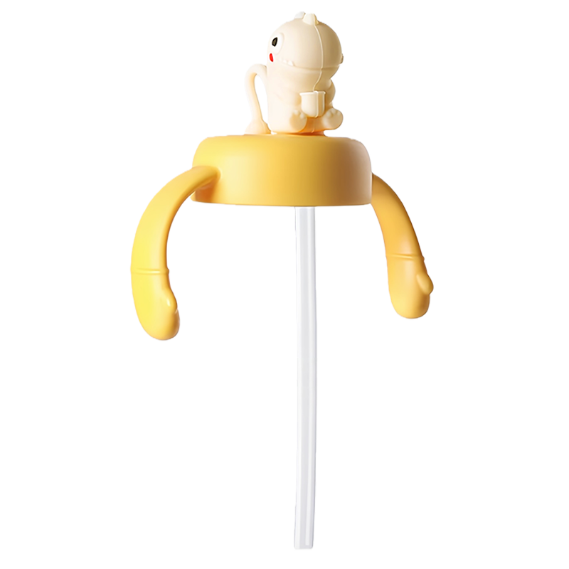 Baoshi Handle Adapter for Pigeon 2nd and 3rd Generation Baby Bottle Accessories, Wide Mouth Direct Drinking Straw Dust Cover
