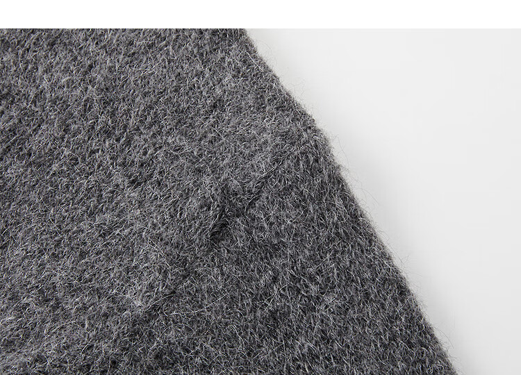 Demana Luxury Alpaca Wool Blend Winter Lazy Style Long Hair Crew Neck Soft Elegant Knit Sweater for Women 10