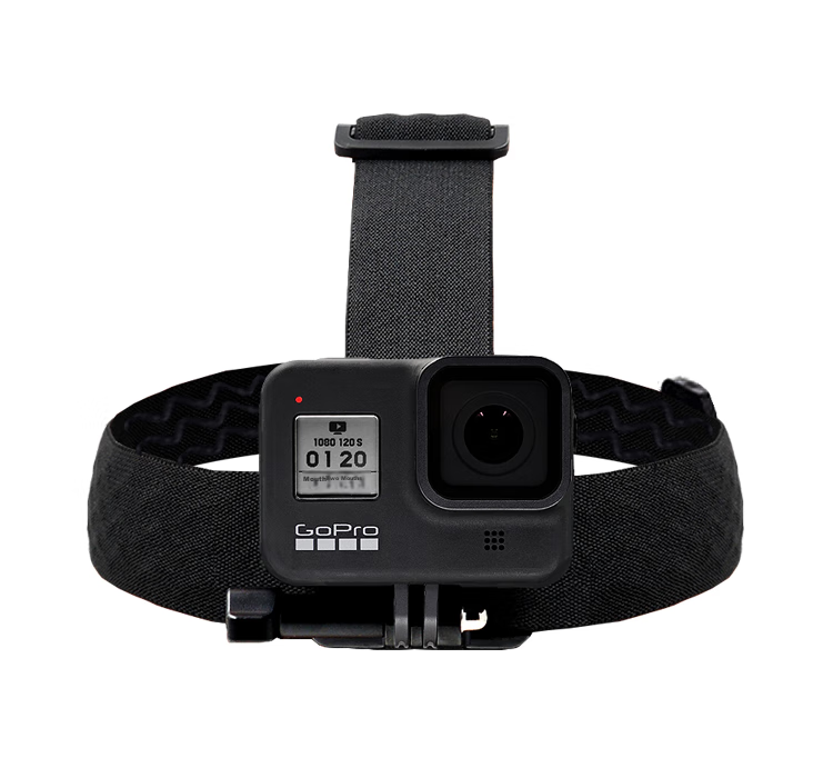 MAXCAM Head Mount Compatible with DJI Osmo Action 4/3/2, Head Strap, Head Mount Bracket, Head Case, Accessories for GoPro 12/11/10/9/8/7 6