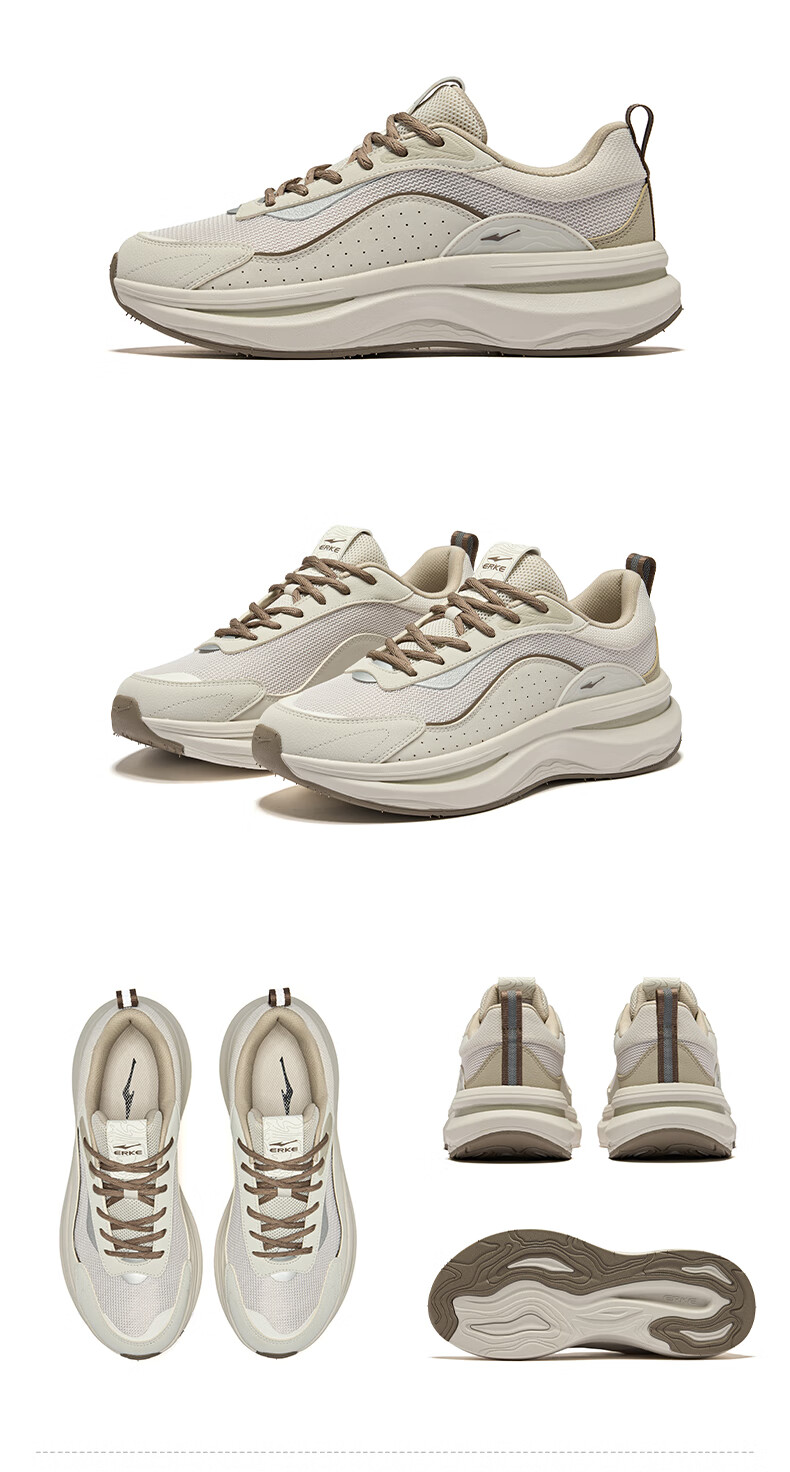 ERKE Casual Shoes 26 New Men's Comfortable Shock-Absorbing Versatile Sports Dad Shoes | Fengxuan 2 25