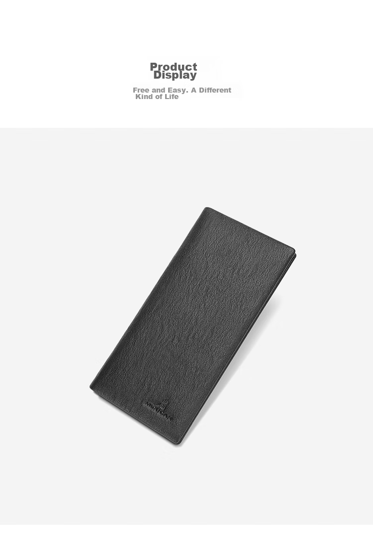MEXICAN Men's Wallet, Long Business Style, Top-Grain Leather, Smooth Bifold, Multi-Card Slots, Birthday Gift for Me 11