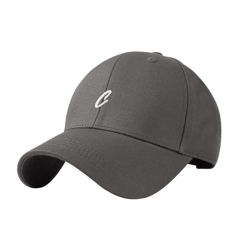CACUSS Baseball Cap for Women, All-Season Hard Top, Face-Slimming, Korean Style, Versatile Visor Cap, Sports Sun Protection Hat, Deep Gray