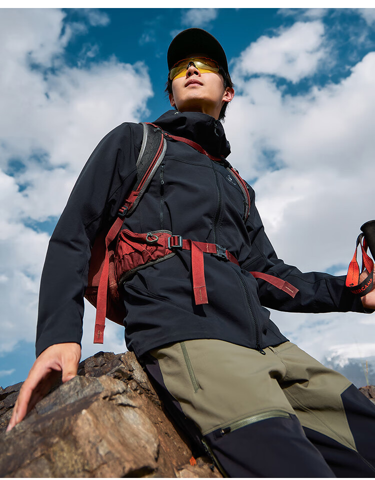 Pioneer Camp Sea Lion 2.0 Men's Softshell Jacket Autumn Outdoor Windproof Warm Waterproof Cordura Hiking Mountaineering Coat 1