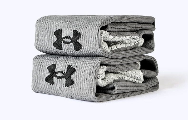 Under Armour Football Socks Long Tube Professional Summer Adult Non-Slip Thin Pair Heather Gray One Size (40-43) 5