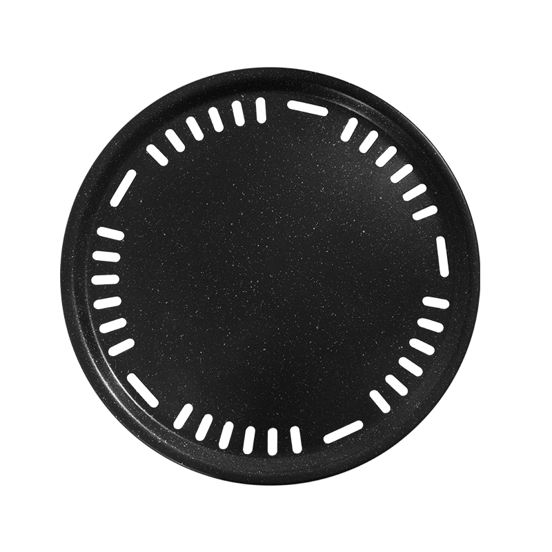Suncojia Korean Style Smokeless BBQ Grill Pan Round 29.5cm Hot Pot Tea Stove Grill Plate Accessory
