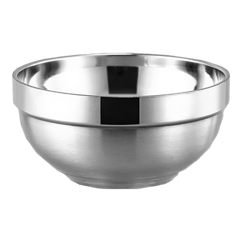 Danshizhiyuan 316 Stainless Steel Double-Layer Insulated Anti-Scald Food Grade Thickened Bowl 11.5CM (Jingcang)