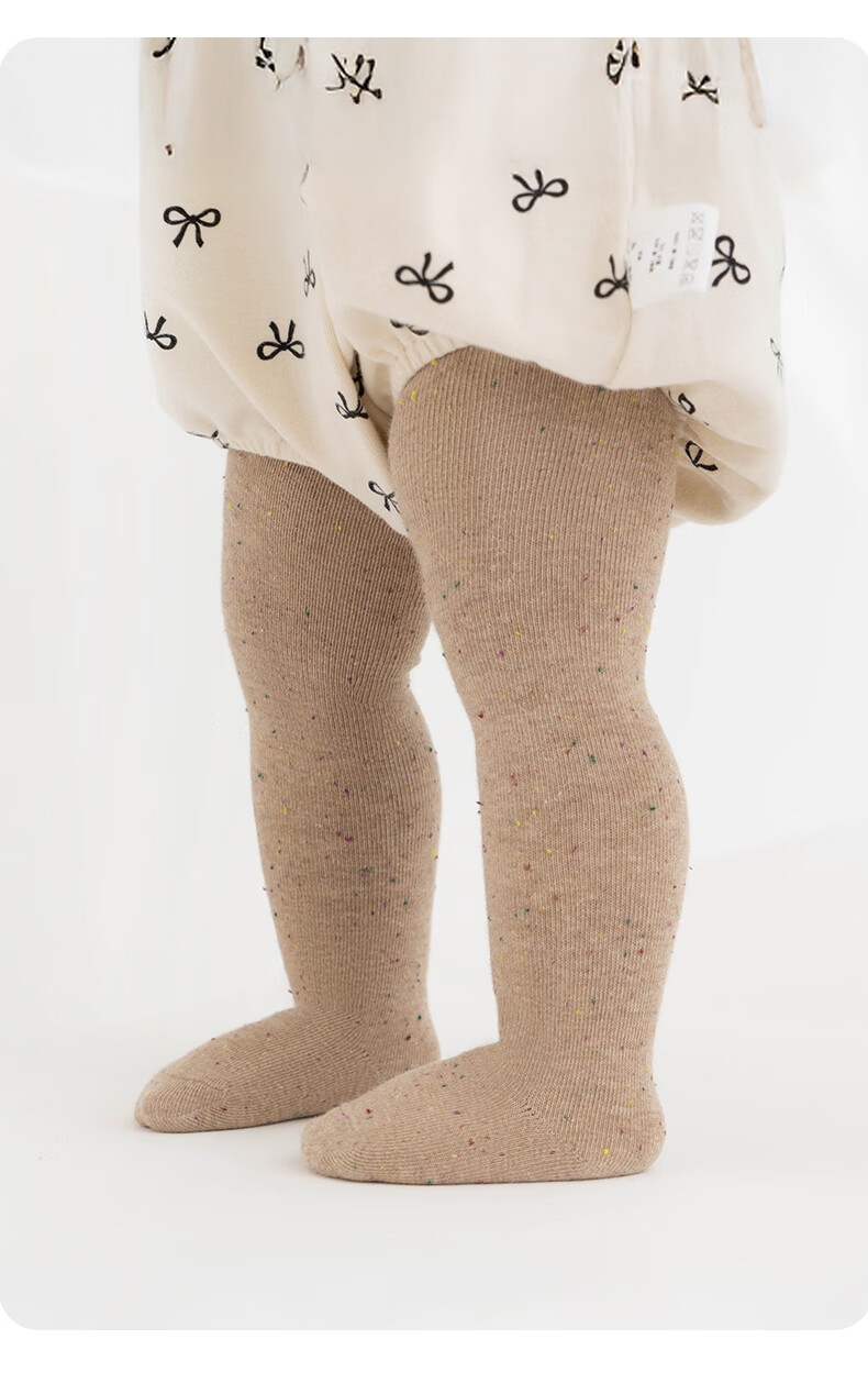 Growth Baby Cotton Footed Tights Spring Autumn White Infant One-Piece Footed Leggings 2