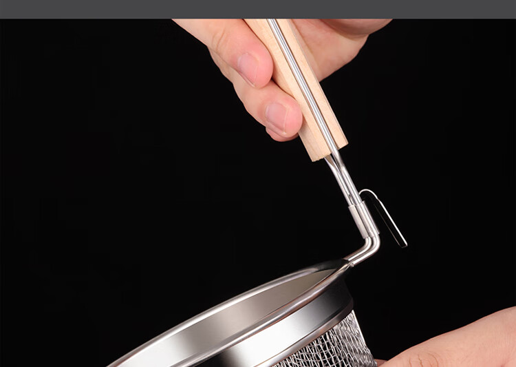 BJ 304 Stainless Steel Oil Strainer Ladle, Kitchen Filter Spoon, Skimmer, Oil Separator, Soup Strainer 8