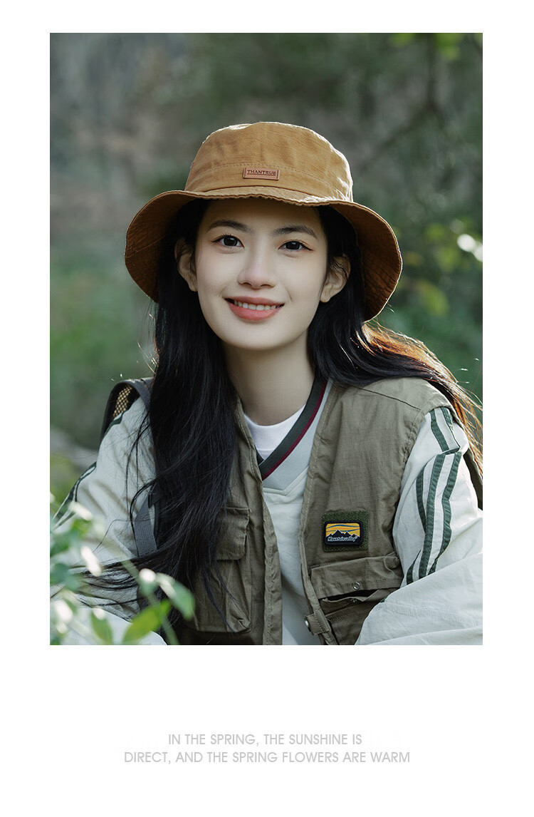 Zhenxiang Women's Summer Lightweight Breathable Small Brim Sun Protection Outdoor Foldable Bucket Hat P725 6