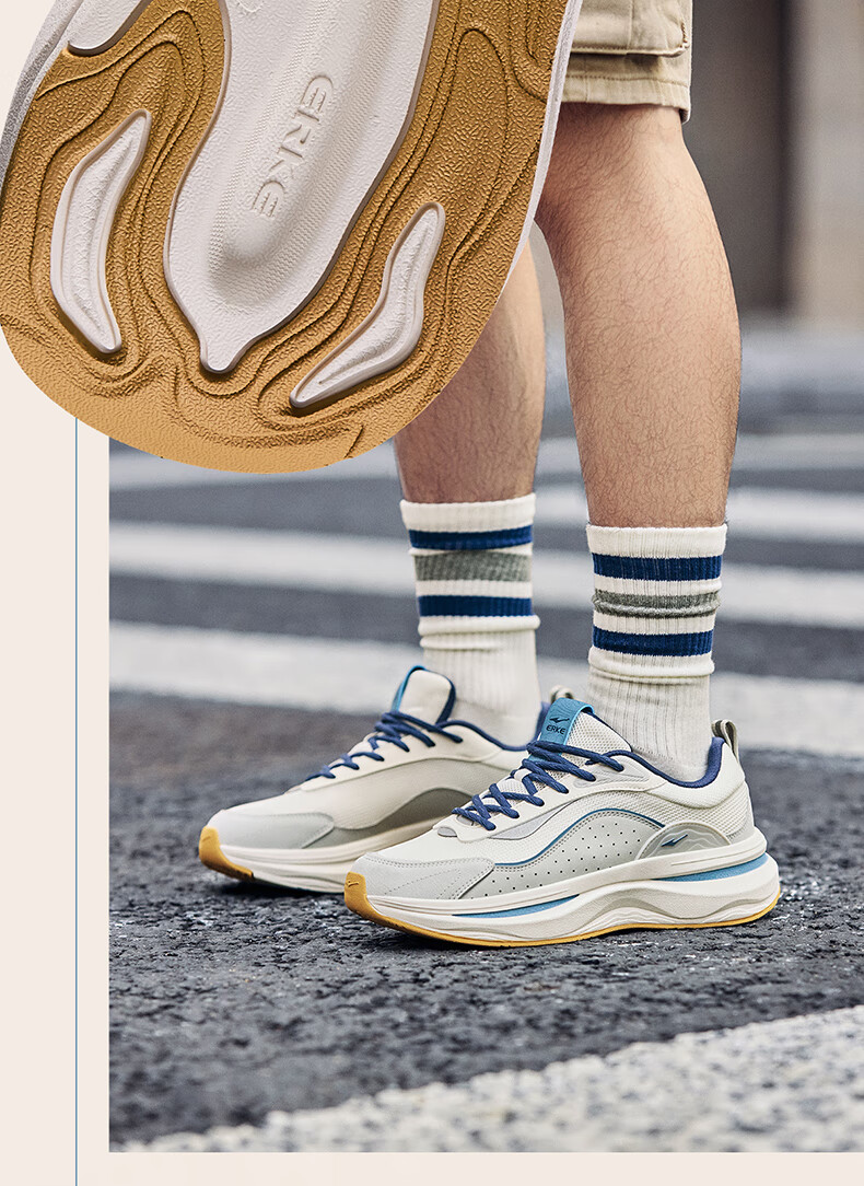 ERKE Casual Shoes 26 New Men's Comfortable Shock-Absorbing Versatile Sports Dad Shoes | Fengxuan 2 2