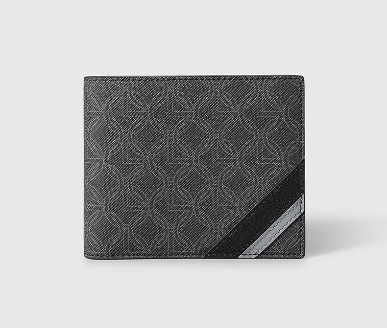Goldlion First Layer Cowhide Men's Small Horizontal Bifold Wallet Gift Box Birthday Present 11