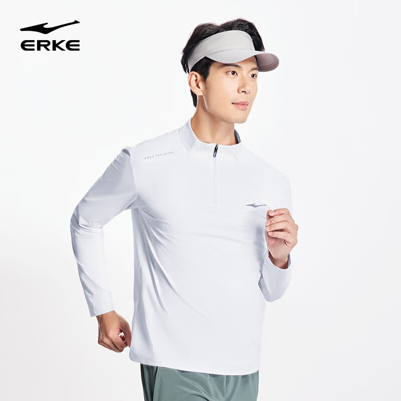 Hongxing Erke 2026 New Moisture-Wicking Breathable Indoor Slim Fit Long Sleeve Sports T-Shirt Casual Fitness Top