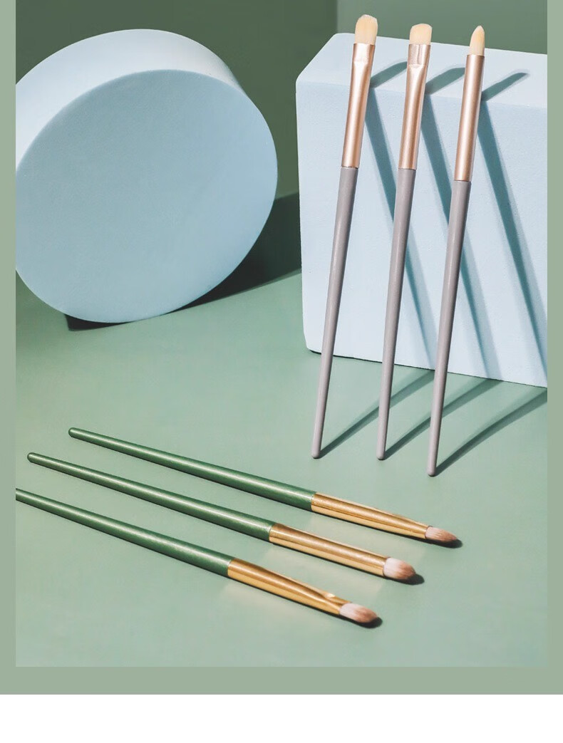Dikalu Beginner's Makeup Brush Set: Eyeshadow Brushes, Detailing Eye Shadow Brushes, And 3-Piece Brush Set 1