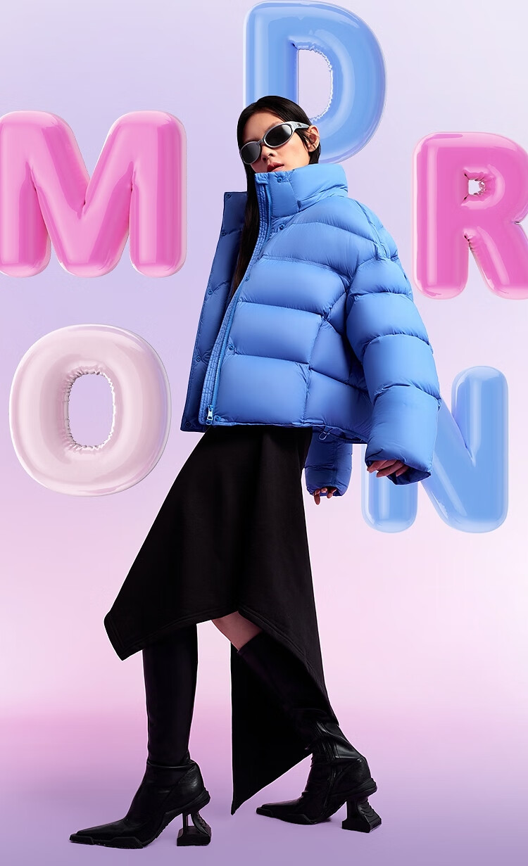 BOSIDENG Women's 25th Anniversary Winter Puffer Thickened Hooded Down Jacket B250243102 Hot Sale Mall Edition 2