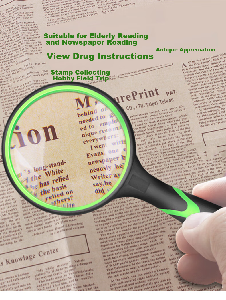 MIXOUT Children's Natural Observation Magnifying Glass, High-Definition High-Magnification Insect Viewer for Elementary Students And Elderly Reading 2