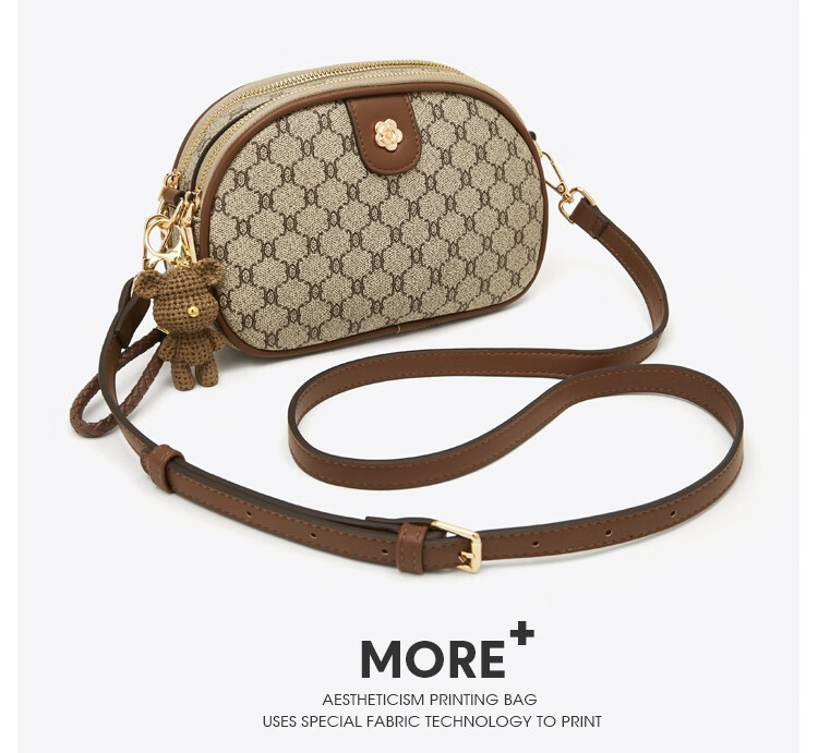 FOXER Women's Handbag, Large Capacity Shoulder Bag, Crossbody Bag, Phone Pouch, Small Purse, Light Luxury Valentine's Day Gift 4