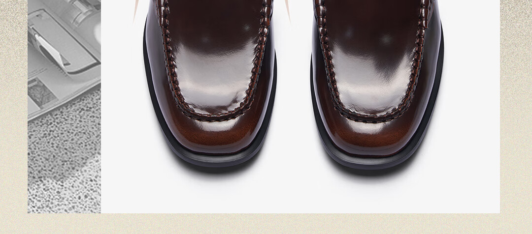 Laird & Laird Laifu Family 2026 New Round Toe Genuine Leather Chunky Heel Loafers for Women 24801 Rust Brown BRB 35 14