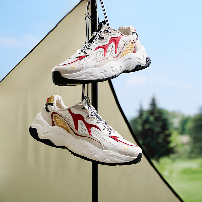 361° Men's Sports Shoes New Year Casual Retro Thick Sole Outdoor Commuter Dad Shoes 672616777-3