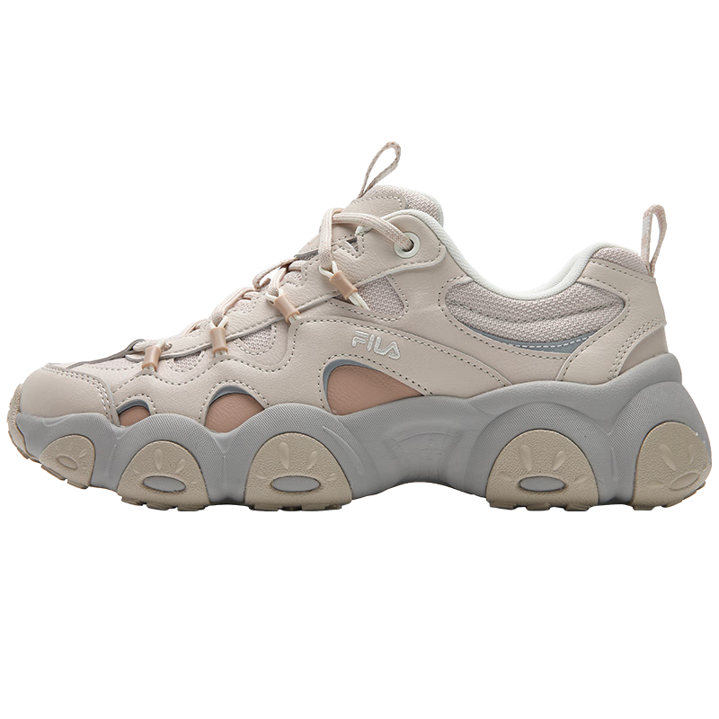 FILA Official Cat Paw 7th Generation Women's Dad Shoes 2026 Thick Sole Casual Sports Shoes