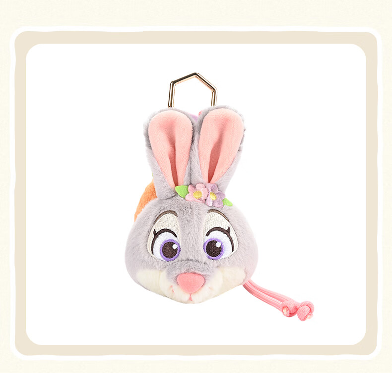 Disney Zootopia Judy Cute Plush Keychain Doll Backpack Charm Birthday Gift for Girlfriend 3