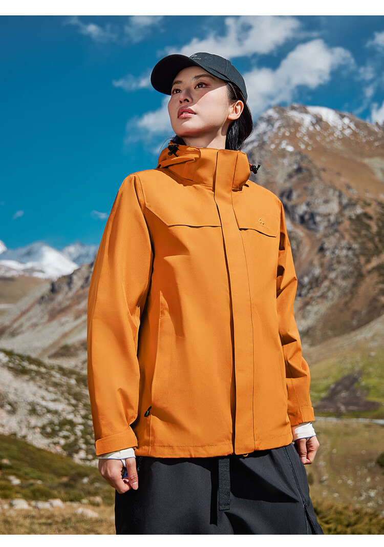 Pioneer Camp Zhuque Women's Three-In Goose down Jacket, Autumn And Winter Waterproof And Stain-Resistant Women's Jacket, Lightweight Down Coat 16