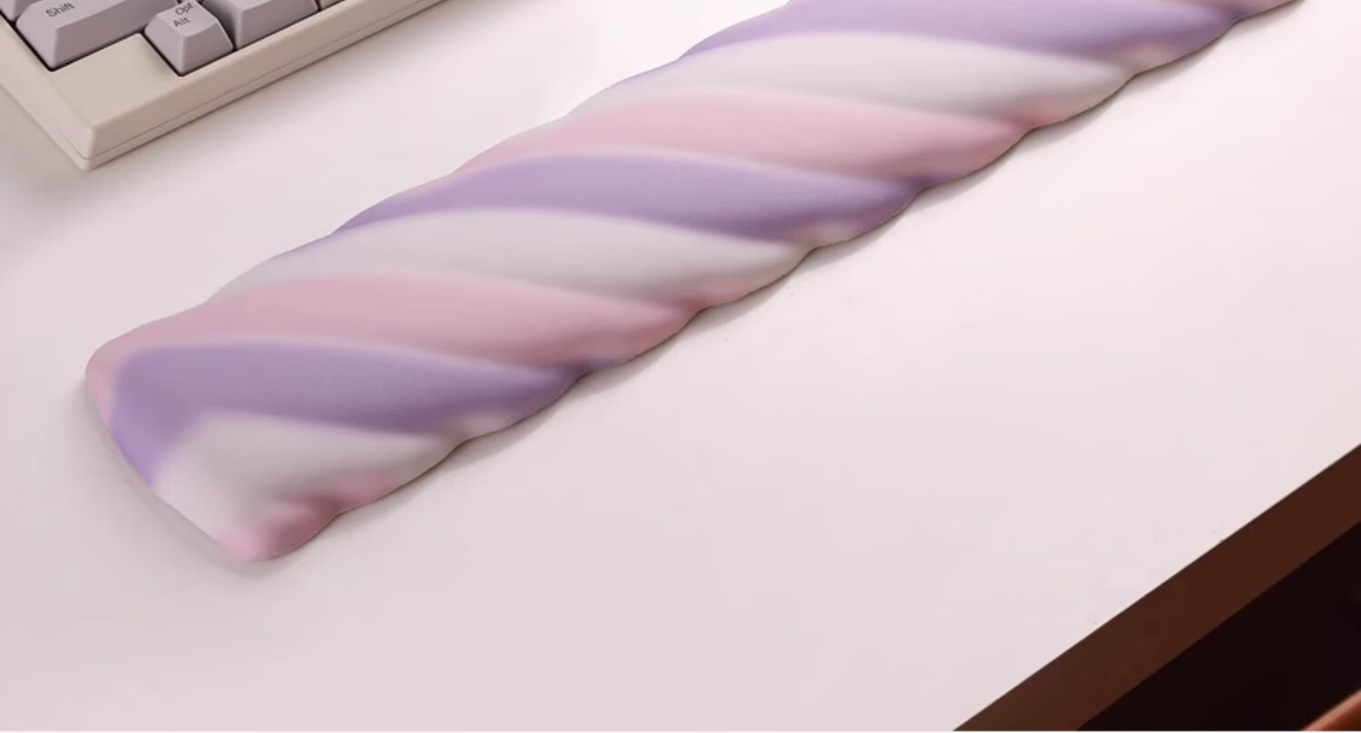 KPTE Creative Lollipop Keyboard Wrist Rest Mouse Pad Silicone Ergonomic Memory Foam Office Mat Cute Girls High-Value Ins Style 6