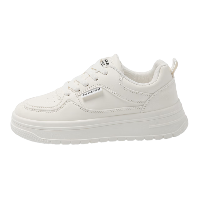 TonLion Women's Shoes, Summer White Sneakers, Korean-Style Student Skateboard Shoes, Casual Sports Shoes for Wome